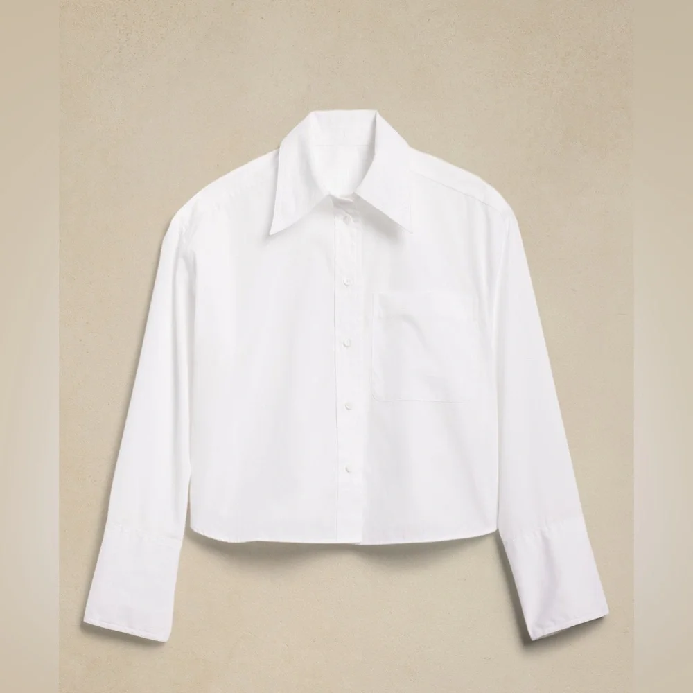 BR The Boxy Crop Shirt - Tall - Picture 3 of 6
